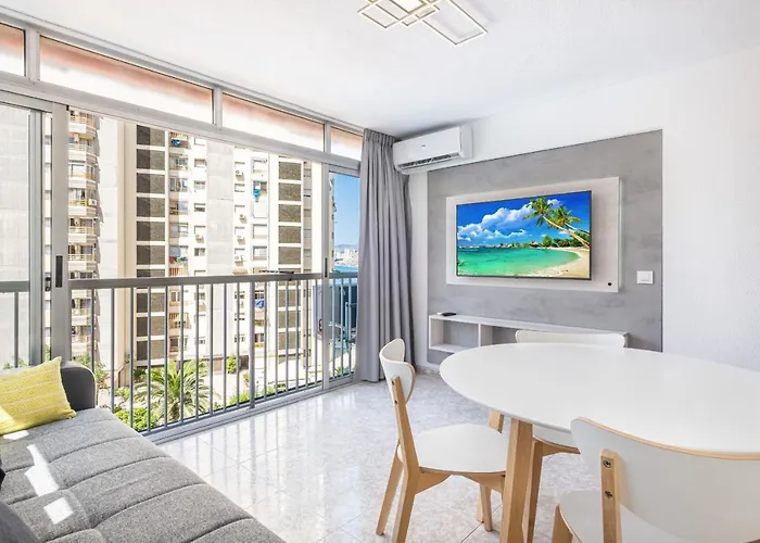 Апартаменты Carabelas 3-44 Levante Бенидорм
